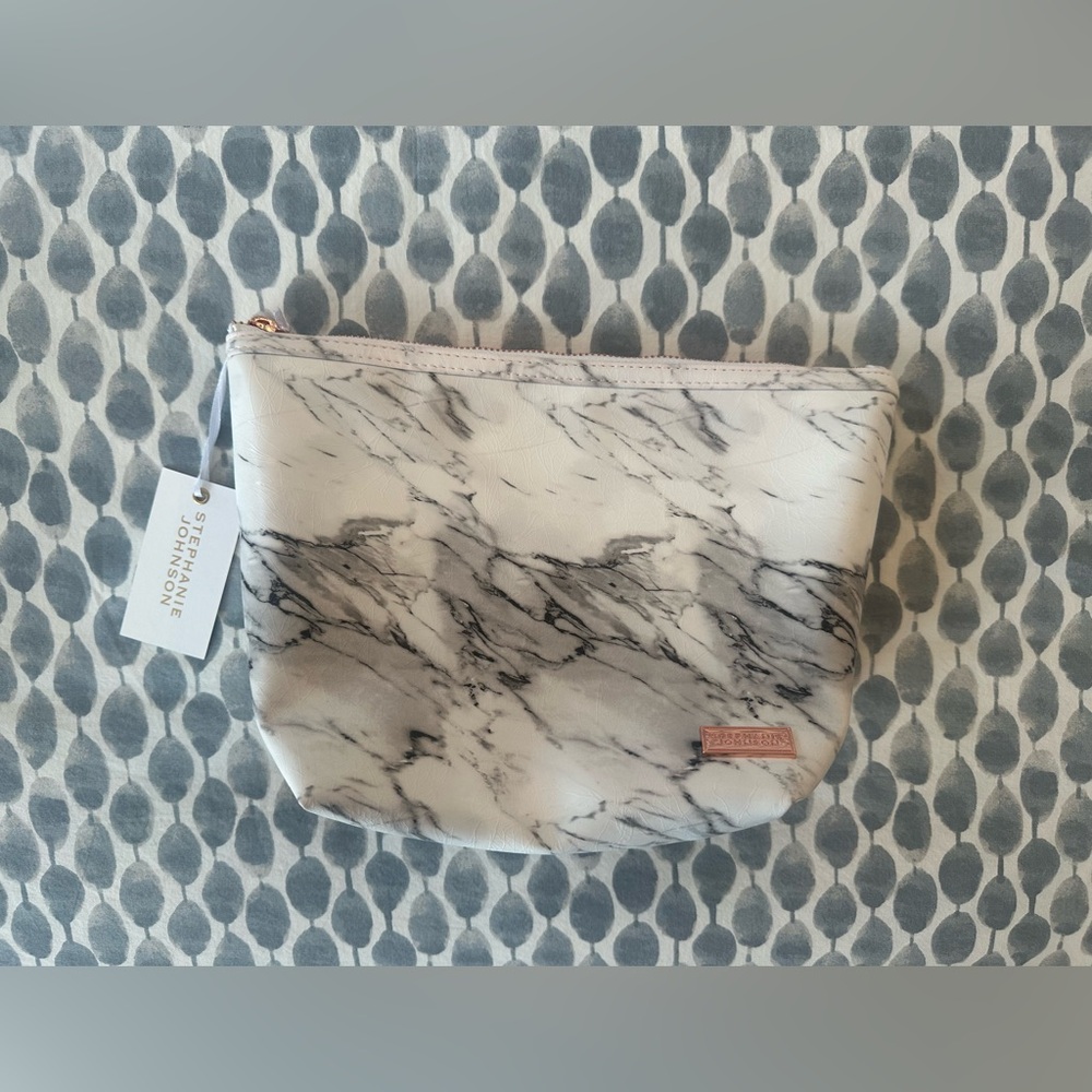 Stephanie Johnson Carrara Laura Large Trapezoid Cosmetic Bag - Picture 7 of 12